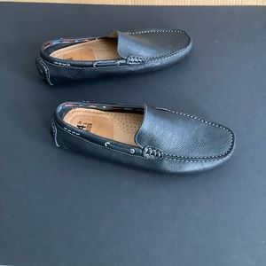 14th & Union Men’s Black leather slip-ons shoes